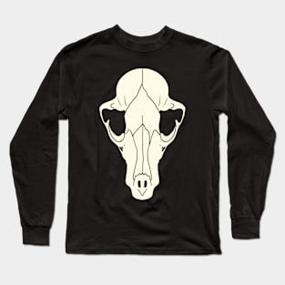 Racoon Skull Long Sleeve T-Shirt